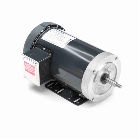 Leeson 2 Hp Jet Pump Motor, 3 Phase, 3600 Rpm, 230/460 V, 56J Frame, Tefc J065A